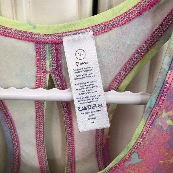 Ivivva by Lululemon girl’s light billowy tank top - Picture 9 of 9